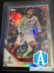 LEROY SANE 61/75 SILVER FOIL 2021/22 TOPPS UEFA CHAMPIONS LEAGUE BAYERN MUNCHEN